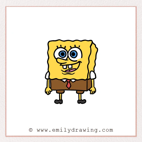 Preview of Spongebob Characters drawing
